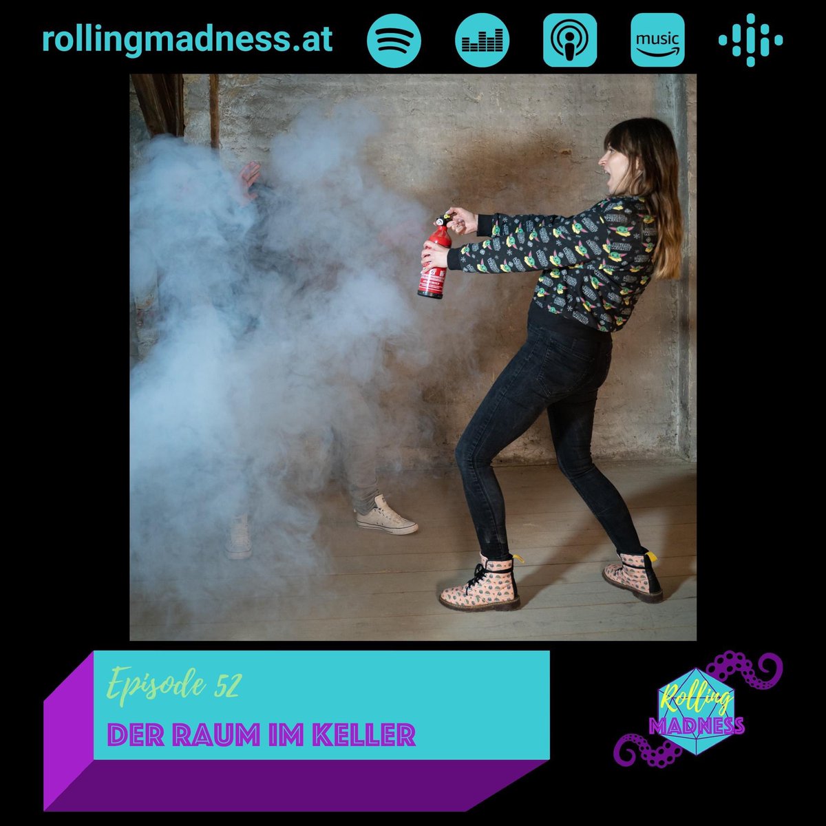 Folge 52 - Der Raum im Keller
Bartur hat aufgrund seines Falles in den Keller eine mysteriöse Begegnung mit einer Gottheit. Diese hat angeblich großes mit ihm vor.

#dnd5e #dnd #ttrpg #pnpde

rollingmadness.at/podcast/folge5…
Sämtliche Podcast Plattformen: linktr.ee/rollingmadness