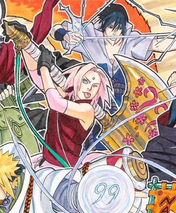The references in Naruto that Kishimoto used in Sakura's art showing that he is really proud 💜

- short thread 🌸
