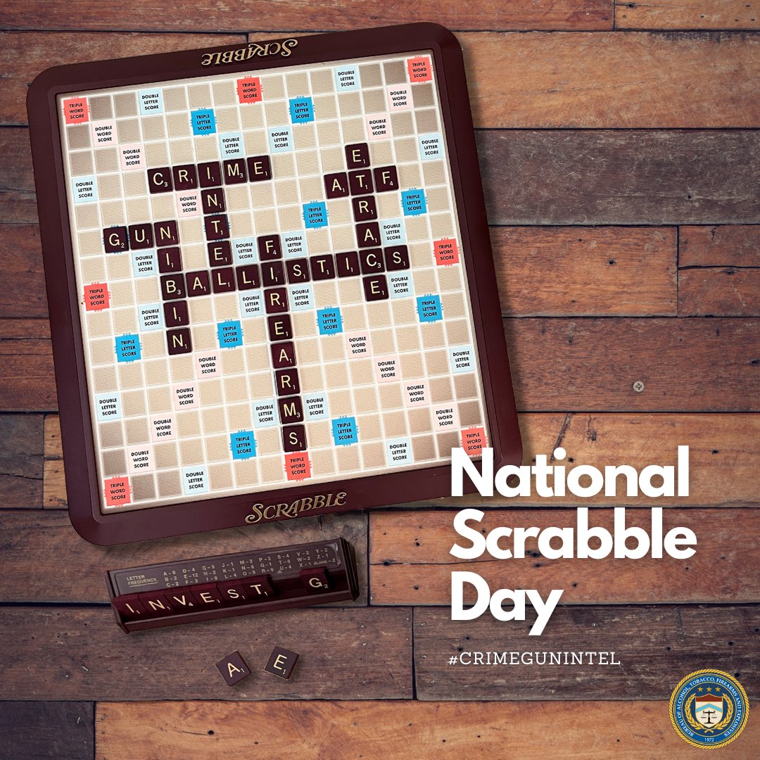 ATF HQ on Twitter "Today is NationalScrabbleDay! We’ll take this