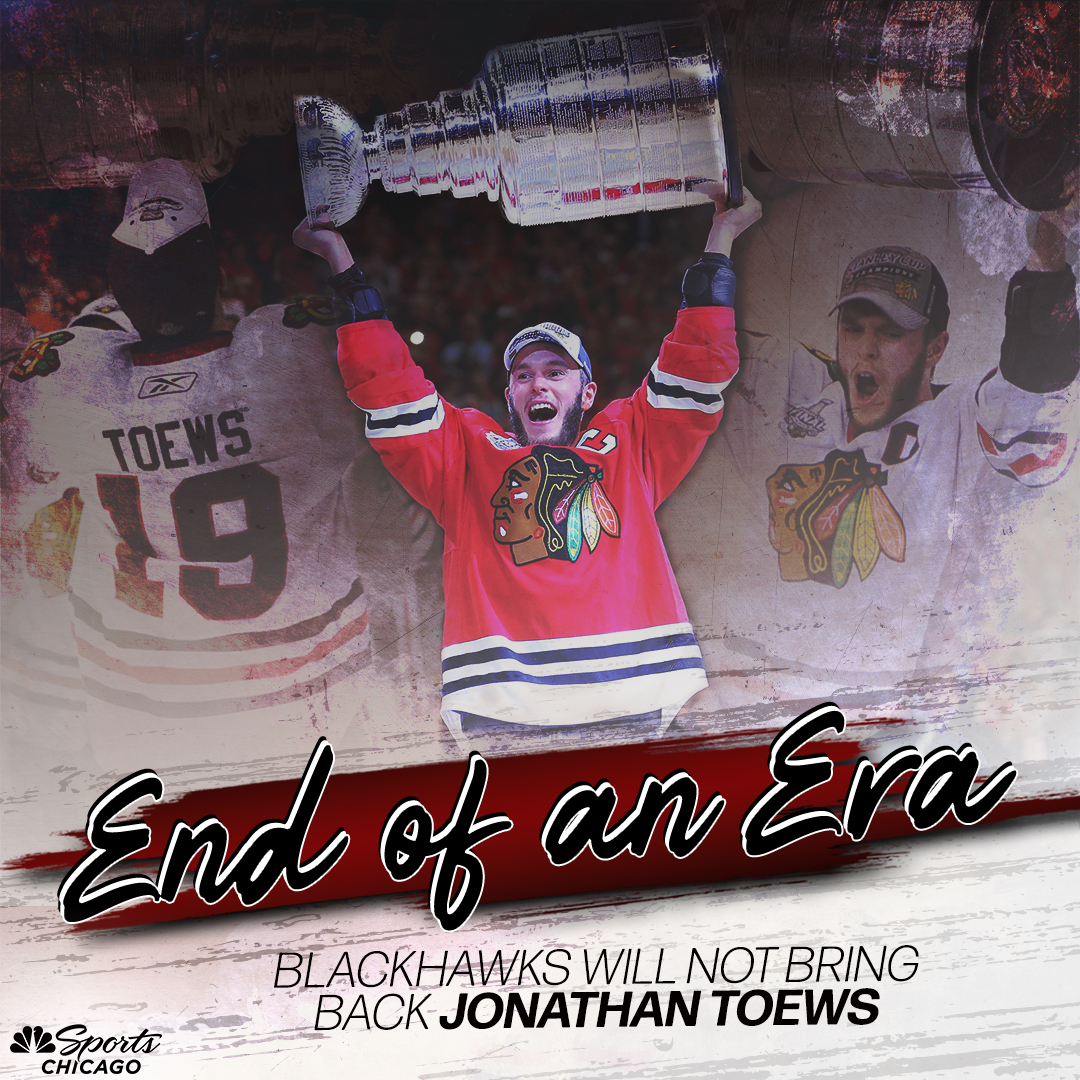 CHSN_Blackhawks's tweet photo. Blackhawks GM Kyle Davidson announced the team won't bring back long-time captain Jonathan Toews 😢 https://t.co/9X9W899qp8