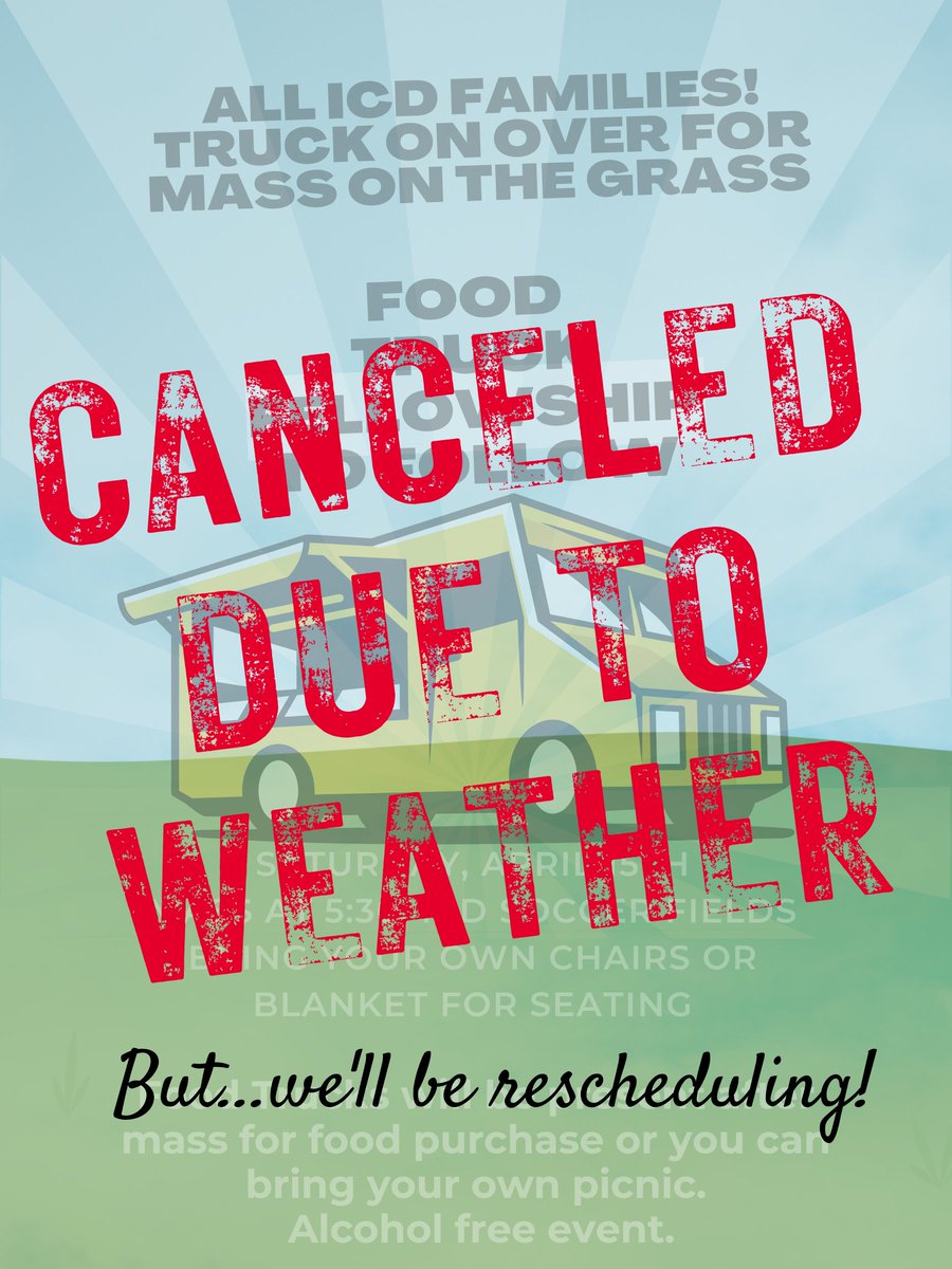 ICDSchool's tweet photo. There's weather on the way, so we're going to reschedule this event! https://t.co/ZiAkzoNI4i https://t.co/ydHrtgBZHV