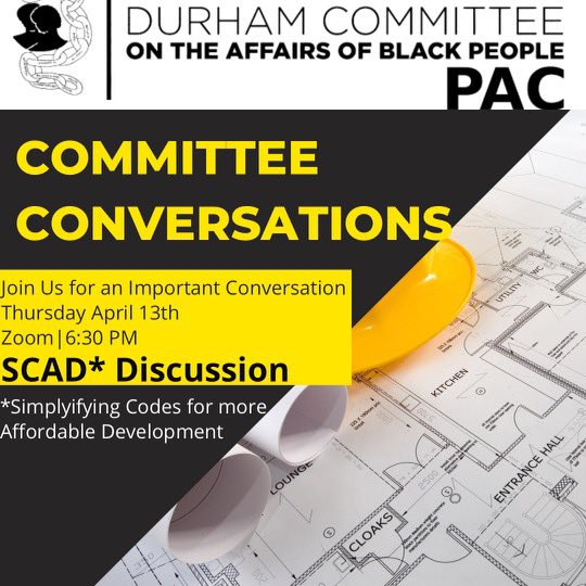 Good Morning All, 
Please join the Durham Committee as we discuss and get more insight on SCAD.