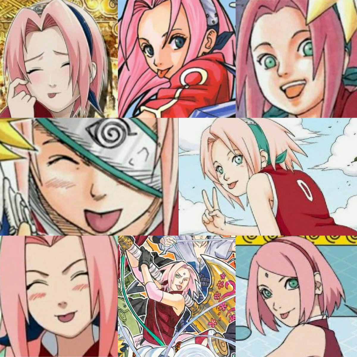 Sakublosom's tweet photo. Sakura haruno when she "😛😜😝" https://t.co/jK7FjEUeX2