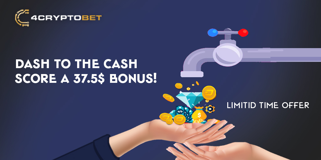 4CryptoBet's tweet photo. 🎁 Dash into the action and deposit $50 or more to receive a $37.5 gift with only x1 rollover! 🚀 Don't miss out on this incredible offer exclusively for our players.
Promotion ends: April 21st
#DASH #4CryptoBet #Gift #DepositBonus https://t.co/0x9UFNE5dI