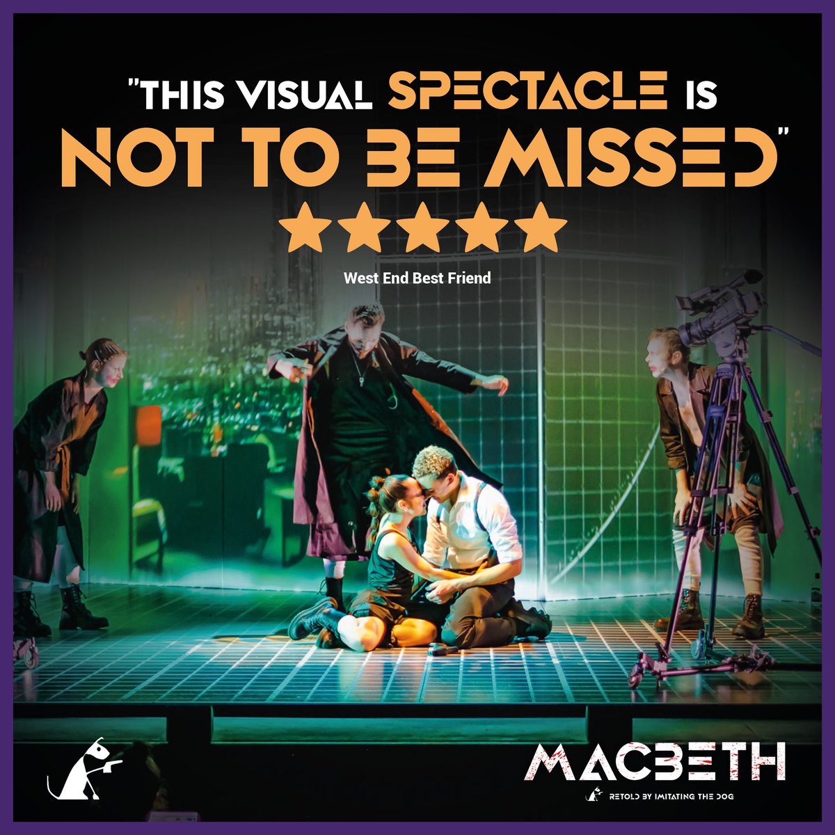 ImitatingtheDog's tweet photo. “We wanted to make the Macbeths a bit like Bonnie &amp; Clyde. We want people to root for them, rather than thinking what horrible people they are. You can really sympathise with them” - co director Pete Brooks &amp; actor Laura Atherton on @bbcmerseyside talking all things #MacbethITD https://t.co/CtXHvr0AUU