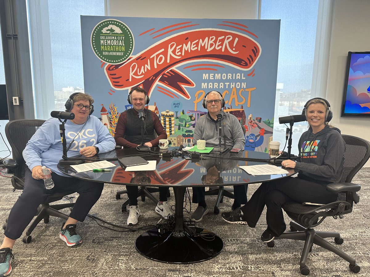 Don't miss the latest episode of the Run to Remember podcast, "Why We Run," featuring Ed Sunderland and Nick Chafey, dropping today! Hear their inspiring story of mentorship and honoring loved ones through athletic training. Listen on okcMarathon.com, Apple, Google,