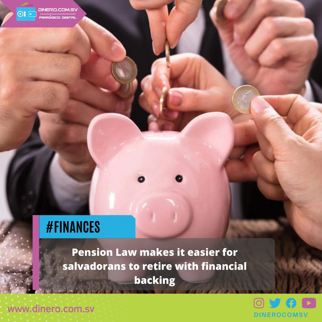dinerocomsv's tweet photo. #Finances Pension Law makes it easier for salvadorans to retire with financial backing #ISP
Read it here: https://t.co/VWvuHj8VHY
#PensionLaw #salvadorans #financialbacking #pensionsystem https://t.co/0NGCD62tch