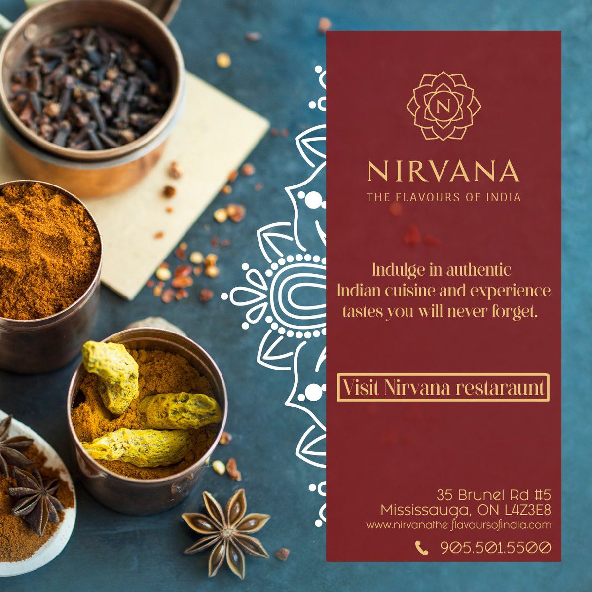 Delivering happiness to your doorsteps!
For more details:
CALL: 905.501.5500
VISIT: nirvanatheflavoursofindia.com
.
.
.
#fooddelivered #spicyfood #authenticindianfood #authenticfood #torontolife #torontocanada #torontoeats #nirvana #nirvanaflavorsofindia #scrumptiousfood #deliciousfood