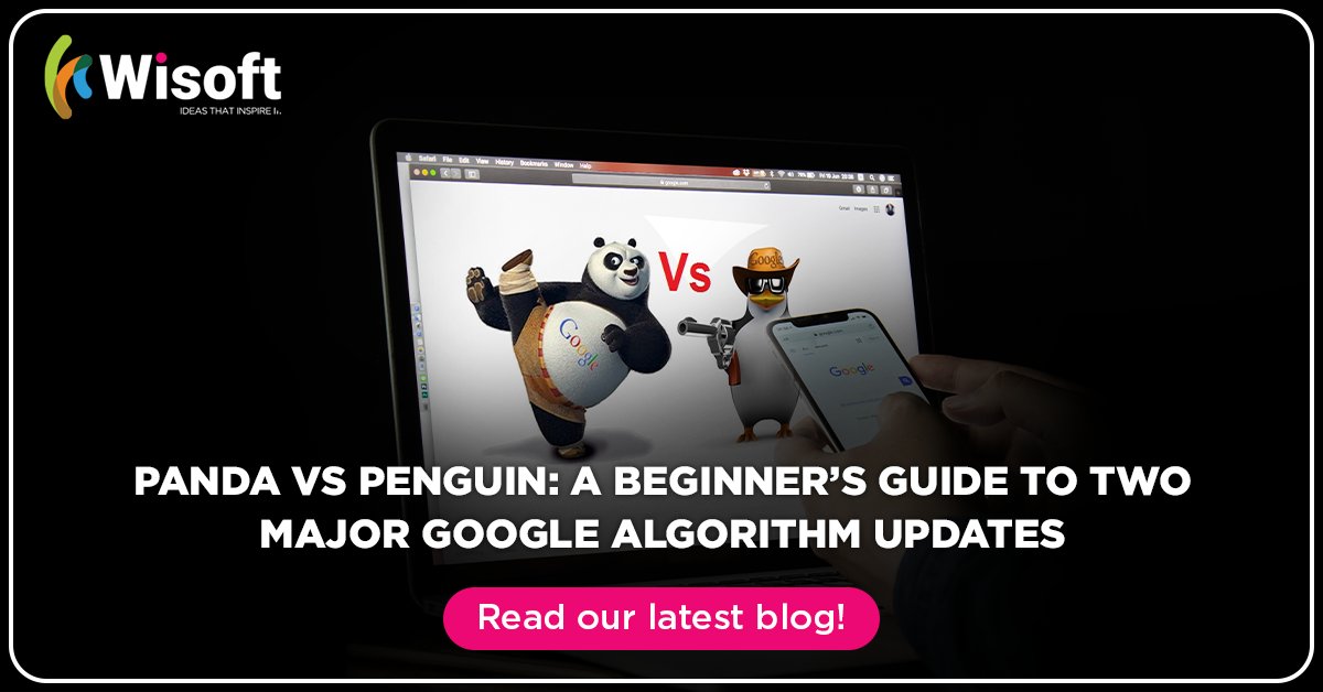 wisoftsolutions's tweet photo. Our latest blog post covers everything you need to know about Google's Panda and Penguin algorithm updates.
Read here: https://t.co/2vZafvl5qn
#WisoftSolutions #GoogleAlgorithm #SEOUpdate #DigitalMarketing https://t.co/EHEysh376d