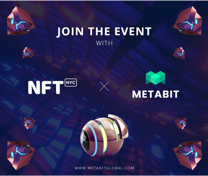 bmtcfoundation's tweet photo. 📢#METABIT was invited to build the Web3 ecosystem in the @NFT_NYC  NFT NYC 2023 conference. 
💪As an important guest of @NFT_NYC , #METABIT  will continuously build the future development of NFT with @NFT_NYC !
#web3 #NFTNYC2023 #NFTNYC https://t.co/6uvSmlCSz0