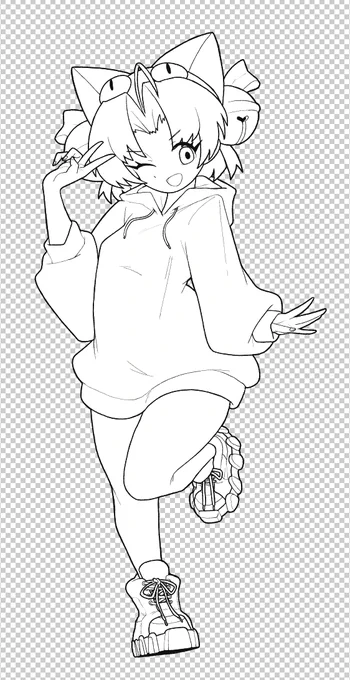 今日は描きました ねます 