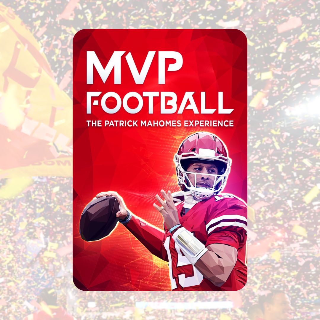 CityLightsVR's tweet photo. Missing football season? Go inside the helmet of NFL’s most dynamic quarterback with MVP Football: The Patrick Mahomes Experience! 🏆 Available now on Meta Quest 🏈 https://t.co/pmpRgWLbB6