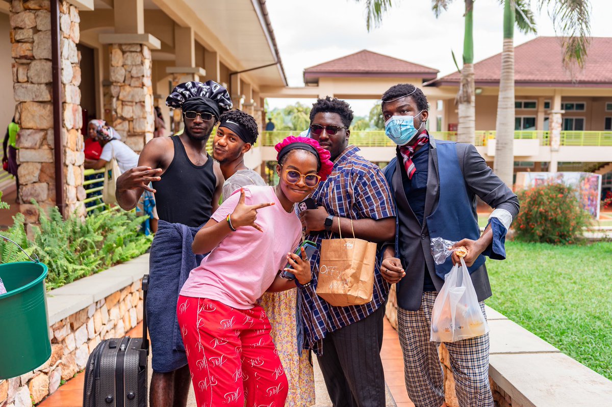 Ashesi's tweet photo. It's that time of the year again! Ashesi Crazy Day is here, a day to let our hair down and have a blast. Today's theme: #Shekeleba - meaning NO RULES! #atAshesi https://t.co/OUJF9bioYy