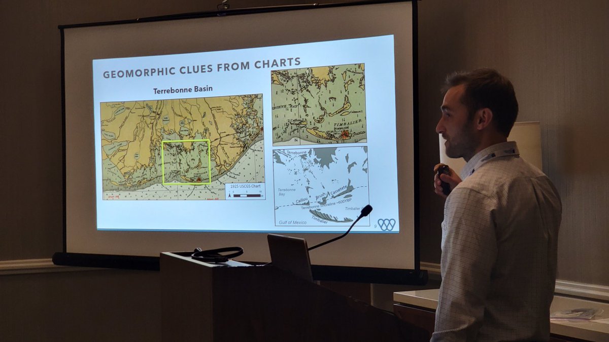 John Swartz (@littlebiggeo) on Twitter photo Exciting presentation by Rob Hollis on the building of a geologic framework in coastal Louisiana to inform coastal management! Great few days at Coastal Sediments 2023 <a href="/TheH2OInstitute/">The Water Institute</a> Exciting presentation by Rob Hollis on the building of a geologic framework in coastal Louisiana to inform coastal management! Great few days at Coastal Sediments 2023 <a href="/TheH2OInstitute/">The Water Institute</a>