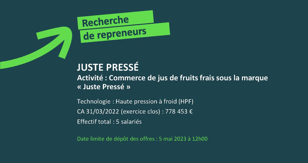 Recherche repreneurs, cliquer sur le lien pour voir détails de l'annonce  : fhbx.eu/wp-content/upl…