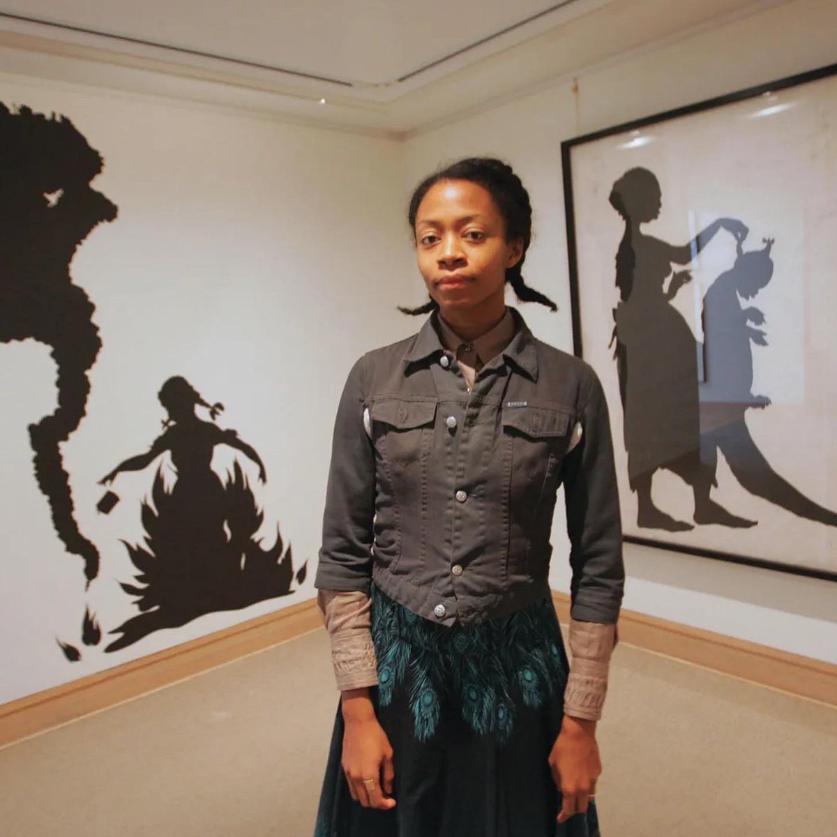PodvantGarde's tweet photo. We have not one, but TWO new episodes about Kara Walker and how she speaks to the atrocities of American history through silhouettes and monumental structures. Listen now!

https://t.co/lZ14SxYx2x https://t.co/xLT3SDyrwq
