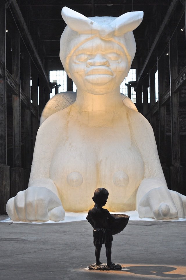 PodvantGarde's tweet photo. We have not one, but TWO new episodes about Kara Walker and how she speaks to the atrocities of American history through silhouettes and monumental structures. Listen now!

https://t.co/lZ14SxYx2x https://t.co/xLT3SDyrwq