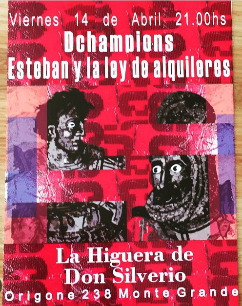 Mañana viernes en Monte Grande, La Ley de Alquileres &amp; Dchampions, en Europa no se consigue