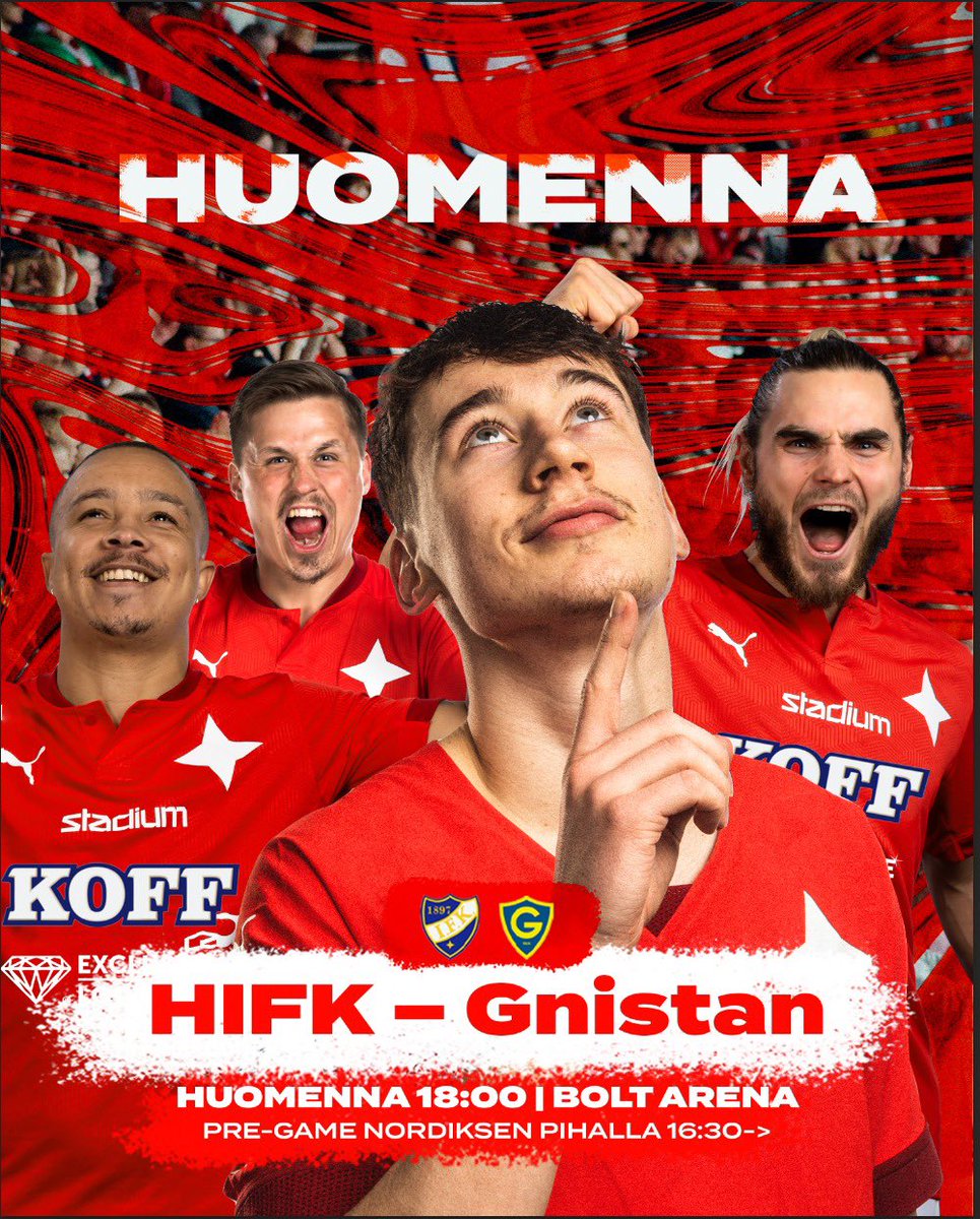 hifkfotboll1897's tweet photo. HUOMENNA MENNÄÄN! ⚡️

Kauan odotettu Ykkösen kauden avaus! Vastassa paikallisvastustaja Ogelista. Joukkue on valmiina, toivottavasti sinäkin. 

Mikäli et, hanki liput Ticketmasterista ja tule pre game -tapahtumaan Nordiksen etupihalle huomenna 16:30 alkaen. 😎 https://t.co/vJDxklsz9T