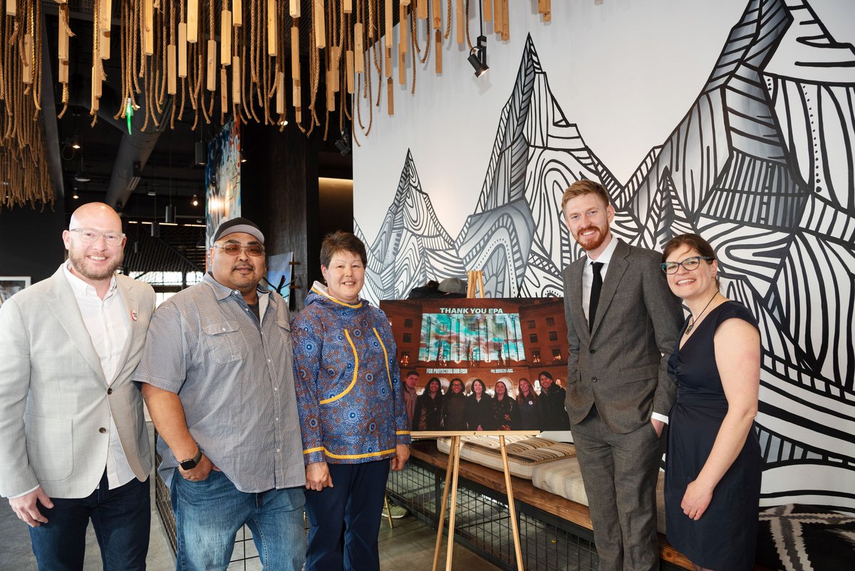ArcInitiatives's tweet photo. .@StopPebbleNow hosted a reception in Seattle to celebrate the decades of work by a tribally-led coalition of commercial &amp; sport fishers, conservation groups, &amp; partners that led to @EPA’s historic decision to #StopPebbleMine. We’re proud continue to support this important work! https://t.co/f2t1nxjRuR