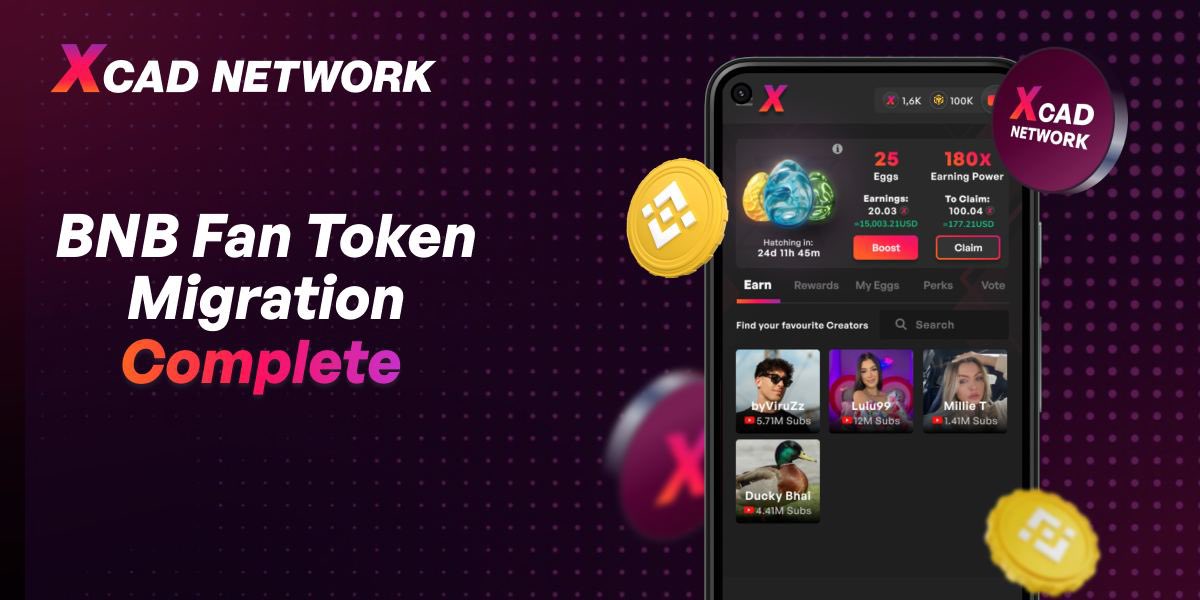 xcadnetworktr's tweet photo. XCAD Network fan token ekosistemi #BNB ağına taşındı

Toplu benimseme Bir Adım Daha Yakın!🌎

Daha fazlasını okuyun: https://t.co/FijDOTz25G https://t.co/nd8p6XcMlc