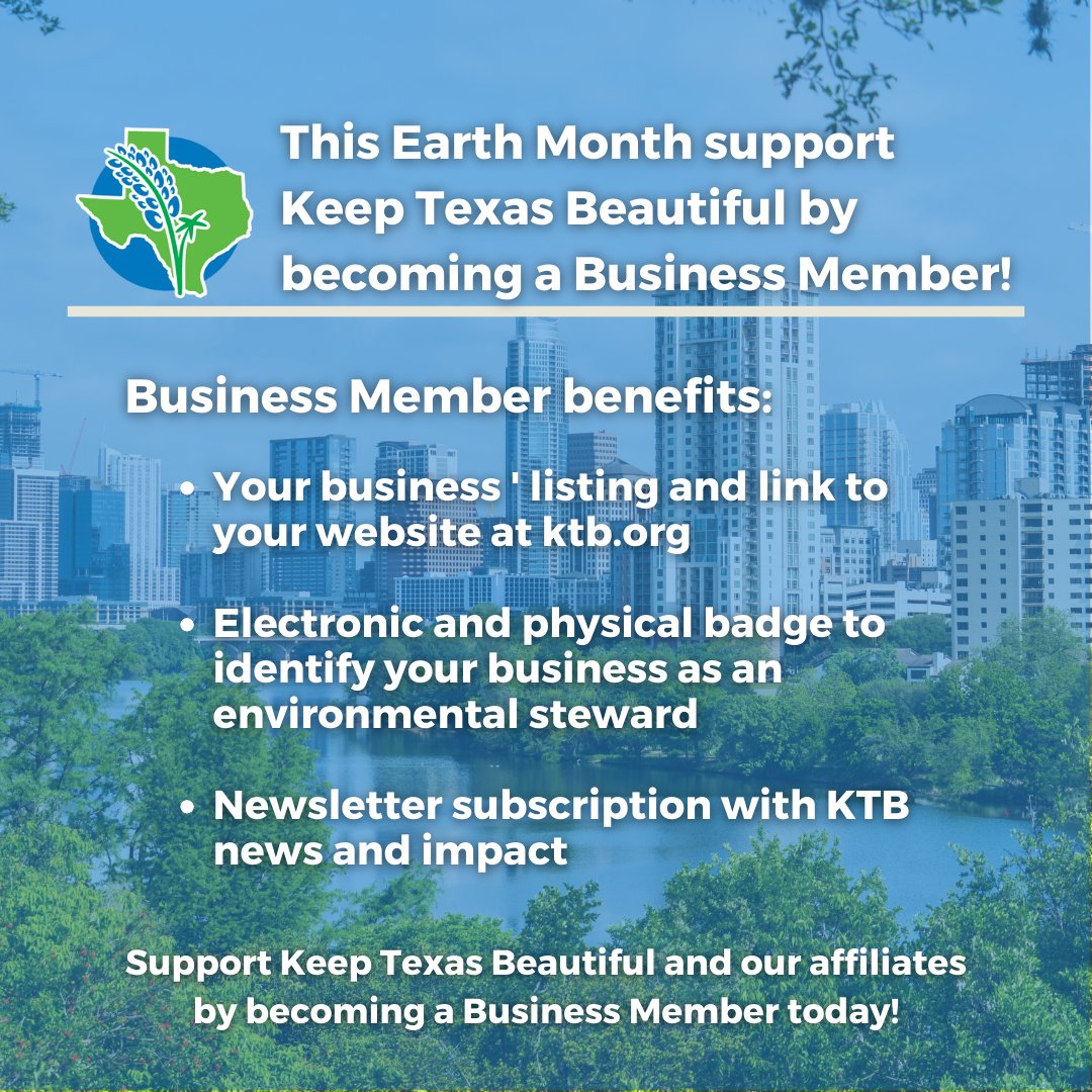 KeepTxBeautiful's tweet photo. Welcome @FVFLaw, KTB's newest Business Member, for supporting KTB's mission to inspire &amp; empower Texans to keep our communities clean and beautiful! Join KTB this Earth Month and become a Business Member too! #KeepTexasBeautiful #EarthMonth https://t.co/KrLzjmPS3B