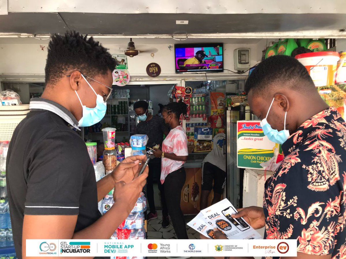 EVhubaccra's tweet photo. #ThrowbackThursday
The trainees under the PasE digital skills training for mobile app development with Ghana Tech Lab embarked on an entrepreneur's hustle to gain a sense of what it is like to be an entrepreneur. It was an insightful experience! #evimpact #hustle #AutoGPT https://t.co/T2nPvQ00o5