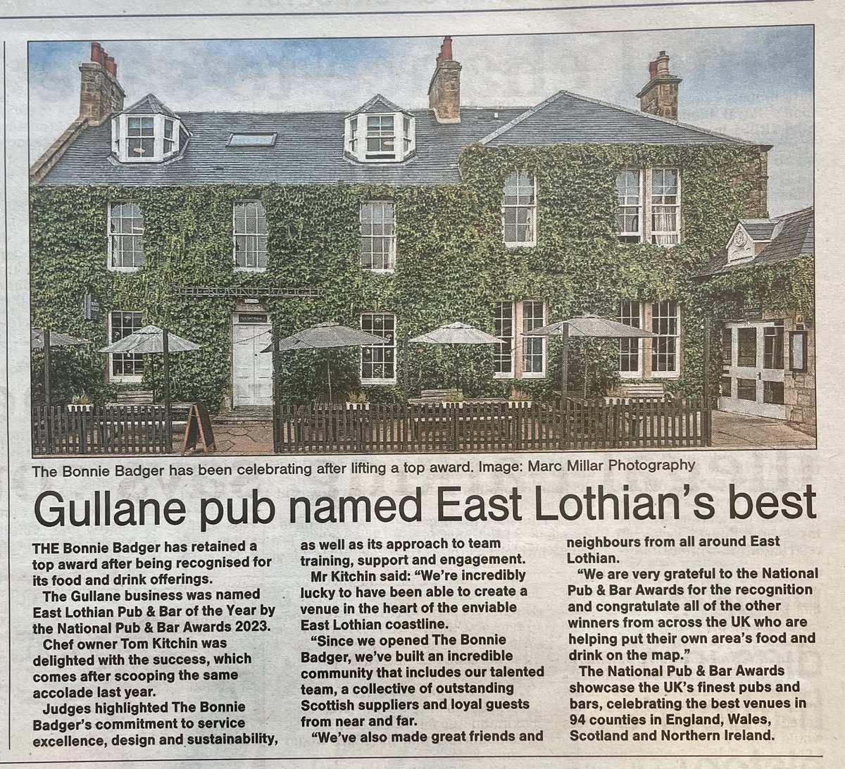 OneFairways's tweet image. East Lothian’s ‘Best Pub’ is just a 2 minute walk from One Fairways!

Gullane also has several other excellent pubs and restaurants, making it a great place for a short break.