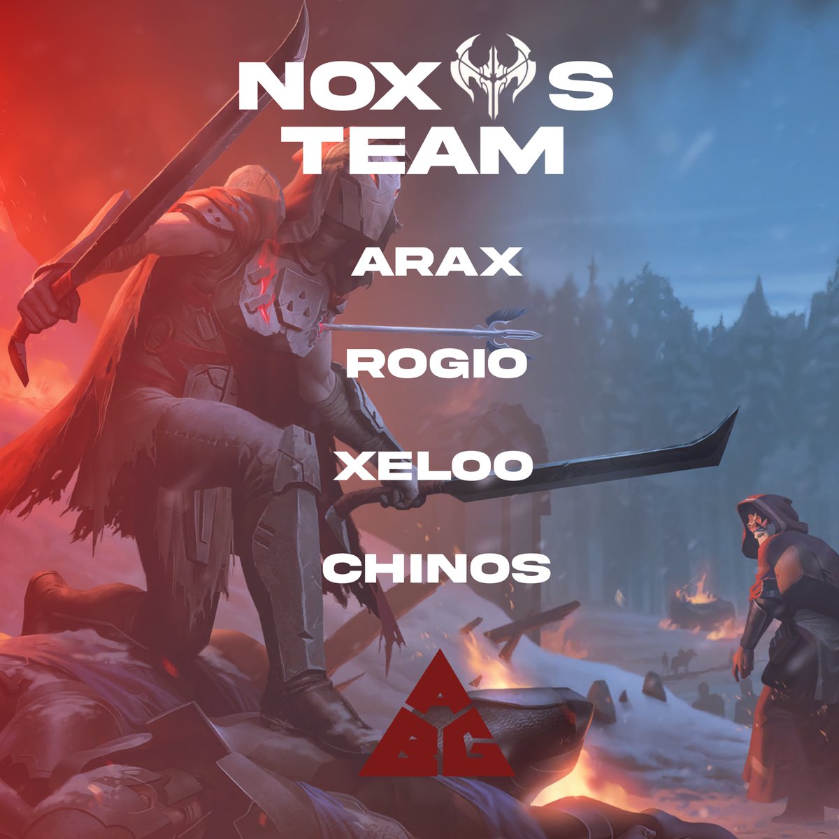 AlwaysBeGaminGG's tweet photo. Not even death can stop ABG Noxus from dominating @AegisEsportsLoR! Kings? Gods? They'll butcher them all!

GLHF @AraxGomez, @tomas_rogio, @Xeloo_Lor, and Chinos!

#AlwaysBeGaming https://t.co/3fh0H7S4Cl