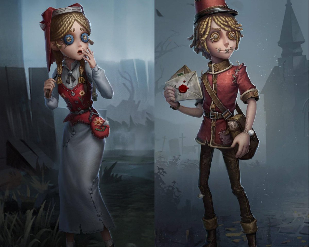 Tebi_Snow's tweet photo. @GameIdentityV it would be wonderful that postman and toy merchant win the A tier skins they deserve it so VOTE FOR THEM🐕✈️ #IdentityV #DeductionStar #Winners #VoteForPostman #VoteForVictor #VictorGrantzIDV #VoteForToyMerchant #VoteForAnne #AnneLesterIDV https://t.co/Z1s0uXiso9