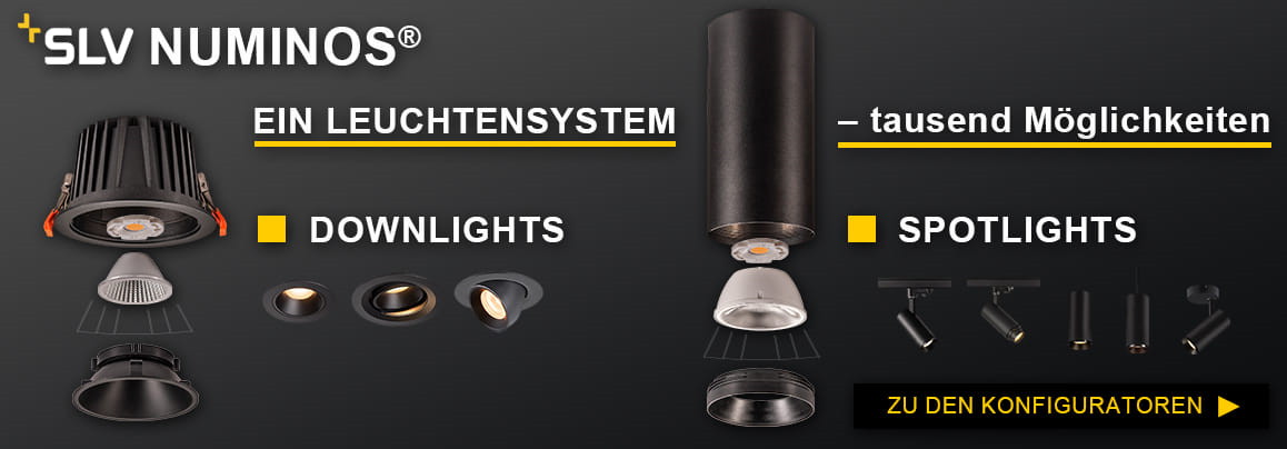 Jetzt das professionelle NUMINOS® Leuchtensystem entdecken.

Das NUMINOS® Leuchtensystem umfasst zwei Bereiche, in dem Downlights oder Spotlights/Strahler individuell zusammengestellt werden können.  Überblick mit Blätterkatalog und Konfigurator: ks-licht.de/spezielle-leuc…