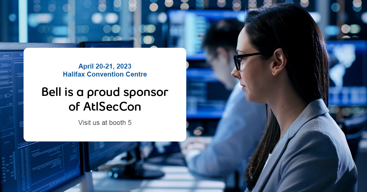 We are proud to sponsor <a href="/AtlSecCon/">AtlSecCon</a> in Halifax on April 20-21. 🔒 ☁

Visit our booth (#5) to talk to our #cybersecurity leaders about managing attack surfaces, operational security efficiencies, and risk detection/mitigation.