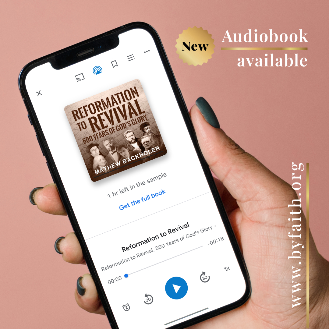 ByFaithMedia's tweet photo. For the past five hundred years God has been pouring out His Spirit, to reform & to revive His Church.
Find out more: https://t.co/Mlx2TNVXE3
#MathewBackholer #Backholer #ChristianAudioBooks #Revival #ChristianRevival #HolySpirit #ReformationtoRevival #Reformation #MartinLuther https://t.co/nSgye68QAz