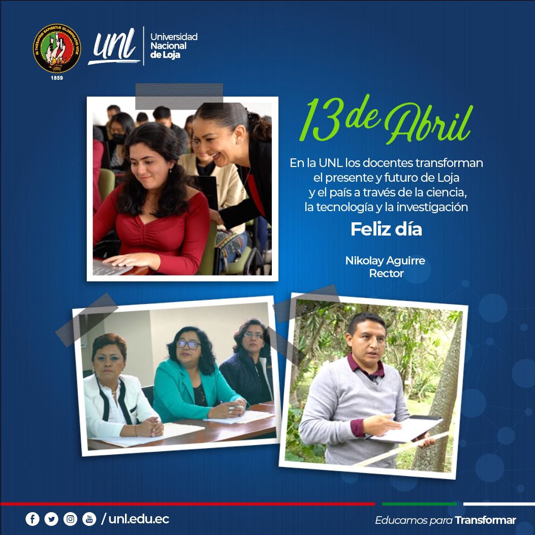 NikolayAguirre's tweet photo. Gracias al trabajo en equipo, luego de 5 años, la labor del docente UNL es reconocida nacional e internacionalmente. 

El futuro de la excelencia académica, el futuro de miles de jóvenes los construiremos juntos. 

¡Feliz día Maestros UNL! @tueresunl @UNLoficial https://t.co/ToDHVc8lYC