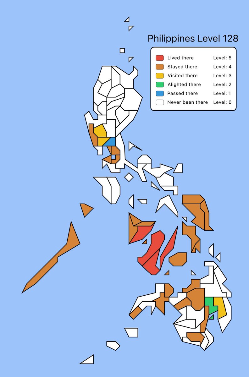 lalacebuana's tweet photo. My entry.. not accurate because I can’t remember most of the places where I only passed by. I would love to go to the provinces of Cotabato, Surigao, Benguet, and Albay. https://t.co/DYLkBiU3fb