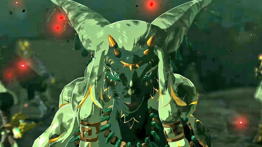 SLOplays's tweet photo. NEW ZELDA TRAILER WAS FUCKING SICK. LOOK AT GANON BRUH 🔥🔥🔥 https://t.co/QQ1ScBn9iT