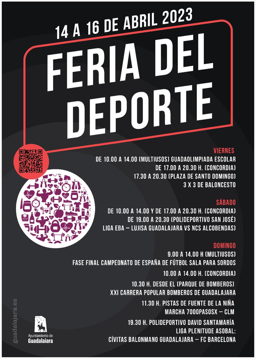 Desde mañana se podrá disfrutar en el parque de la Concordia de la ciudad de la Feria del Deporte. Casi una treintena de entidades nos traerán una buena muestra de nuestro deporte ¡Acércate!