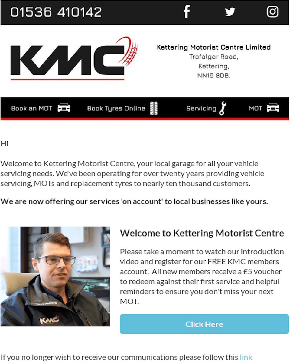 Steve Rees (@steven_rees) on Twitter photo Sent the first email campaign through <a href="/Marketscan/">Marketscan</a> today as part of a new #marketing awareness drive for Kettering Motorist Centre. trim.ee/u6dgR Sent the first email campaign through <a href="/Marketscan/">Marketscan</a> today as part of a new #marketing awareness drive for Kettering Motorist Centre. trim.ee/u6dgR