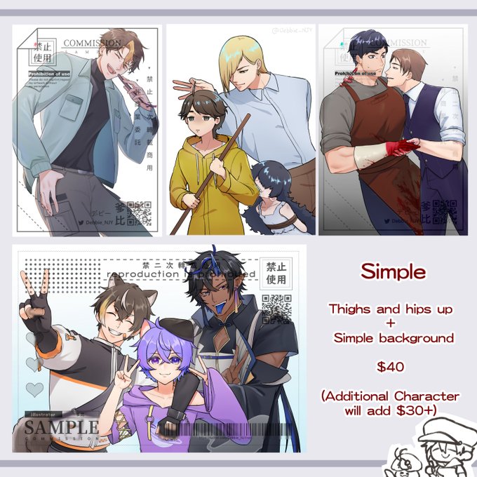 [Feel free to like, share &amp; RTs] 
(((COMMISSION OPEN)))

  payment via PayPal  
DM me with any information &amp; discussion ( ' ▽ ` )ノ
#commissionsopen #Commission 