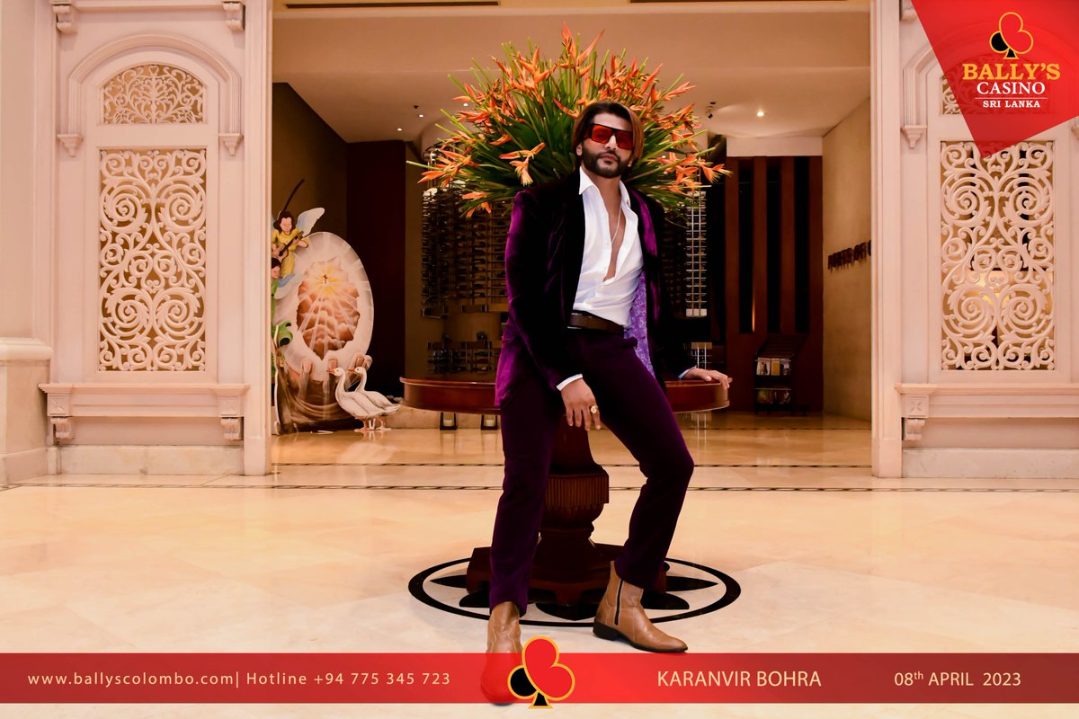 ballys_colombo's tweet photo. Bally's Endless SUMMER Nights Celebrations With Our Indian Celebrity KARANVIR BOHRA on 08th of April 2023 at Bally's Colombo.

#ballyscasino #ballyscolombo #indianstars  #summernight #endles #KaranvirBohra #karanvir #bohra #indian #April #visitsrilanka https://t.co/KQYF4xmVzF