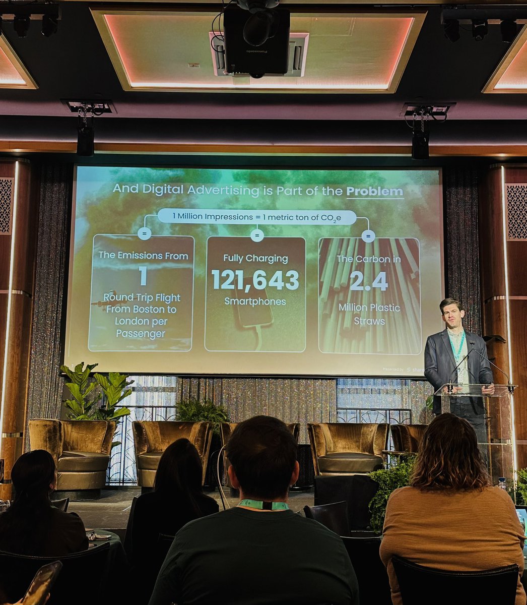 Advertising can become one of the 1st industries to reach net-zero emissions 🌿 Really inspirational conference! 

#GreenMediaSummit #sustainability #digitaladvertising #netzeroads @sharethrough