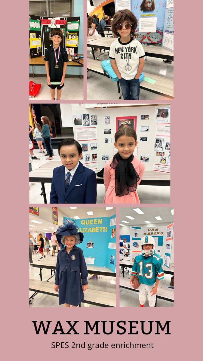 Fantastic “Night at the Wax Museum” @ShineonSPES These 2nd grade leaders were fabulous! Kudos to Mrs. Kaplan, Mrs. Scaglione & Ms. Wiggins and all of our 2nd graders who presented it. Keep shining! ☀️❤️☀️❤️ @KristinMenschel