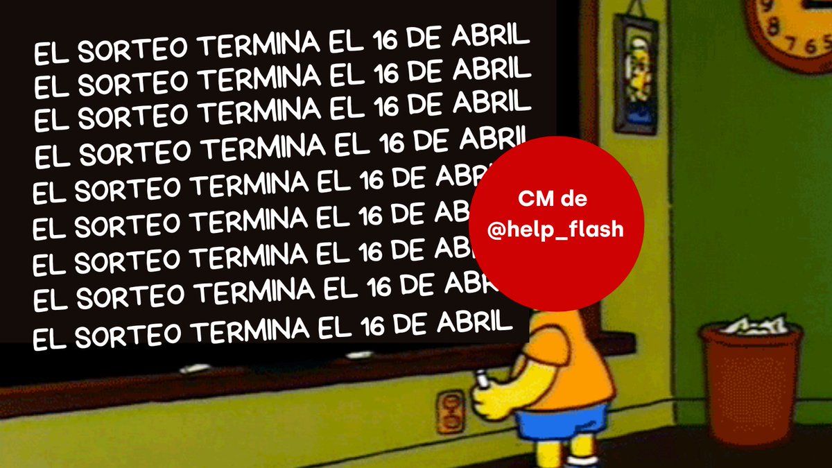 help_flash's tweet photo. ¿Sabes por qué está nuestro CM castigado? 
Si no lo sabes...tienes tweets pendientes de leer 😉 https://t.co/hUgi0MtPFl