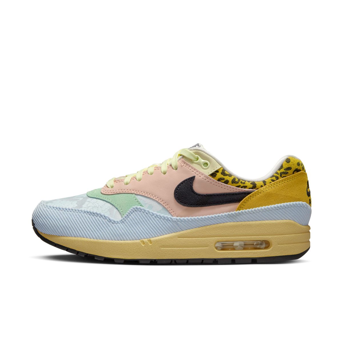 SOLEFLY's tweet photo. WMNS Nike Air Max 1 ‘87 PRM #SpringMix available now at our South Miami location &amp; online via https://t.co/Mmbkey08Nd $180 USD https://t.co/xaEDB4Nf6L