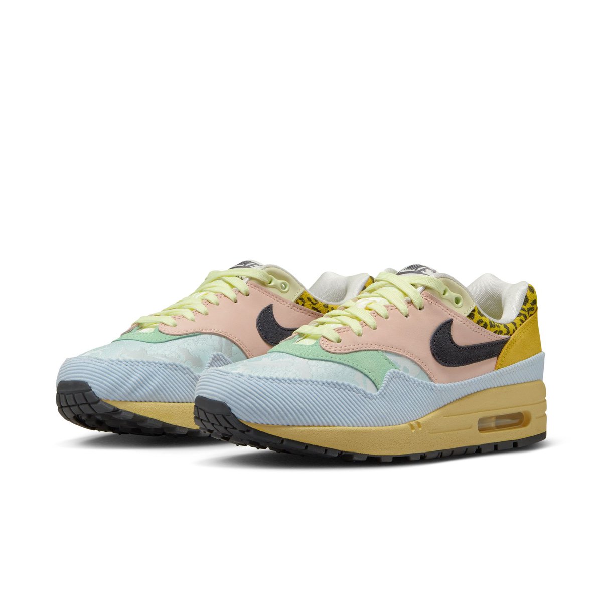 SOLEFLY's tweet photo. WMNS Nike Air Max 1 ‘87 PRM #SpringMix available now at our South Miami location &amp; online via https://t.co/Mmbkey08Nd $180 USD https://t.co/xaEDB4Nf6L