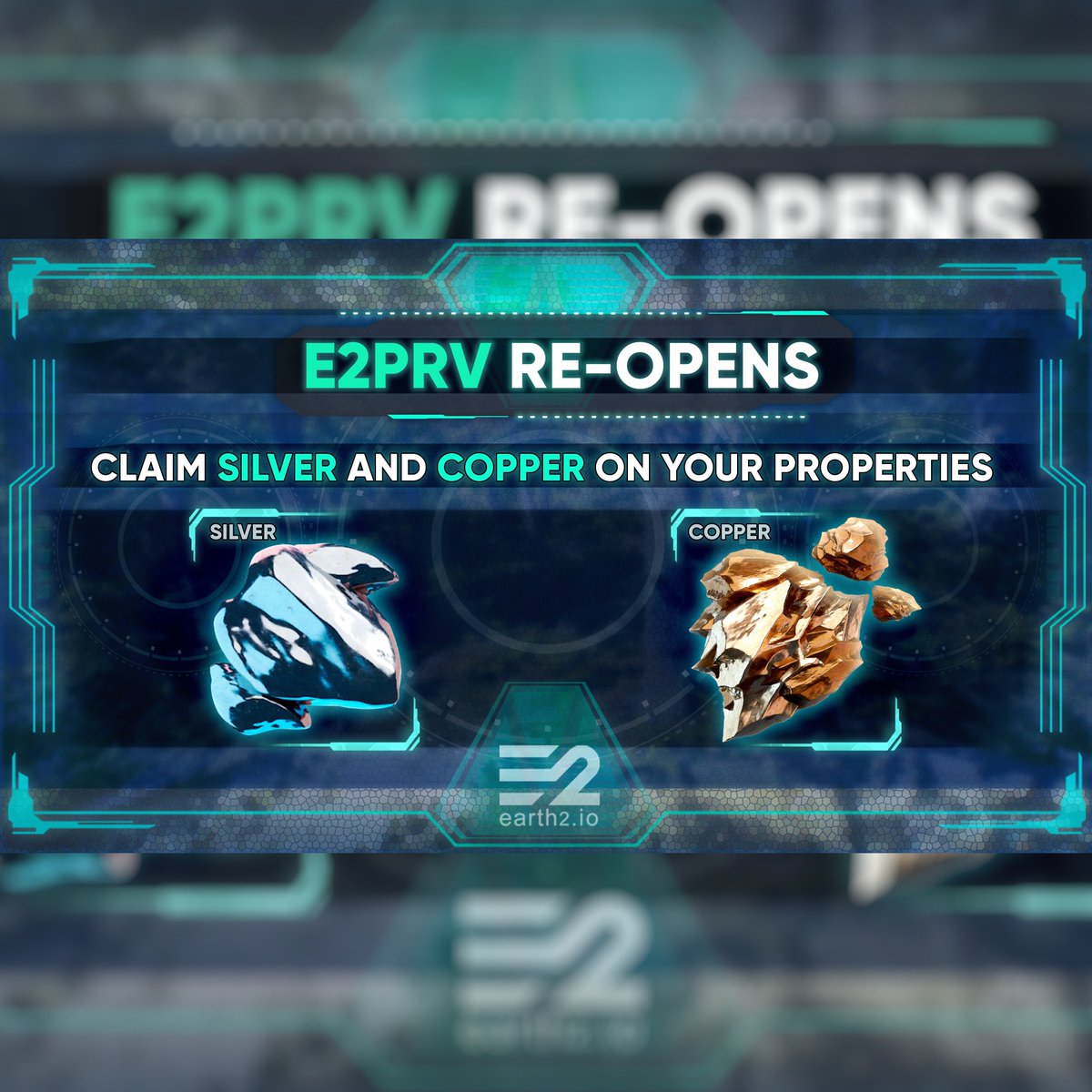 Earth 2 is pleased to announce the E2PRV system is open again! We’ve made some adjustments to the claim and staking system to include a countdown, adjusted rewards and other important tweaks. 

These changes, along with the real possibility of rejections…