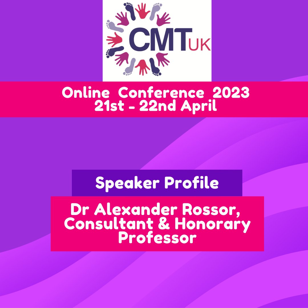 CMTUnitedKdom's tweet photo. In next week's #CMTUKConference2023, keynote speaker, Dr Alexander Rossor, will provide an overview of CMT and outline recent advances in genetic diagnosis and treatments for CMT.
More info + tickets: https://t.co/r1rxkwEAaI
#charcotmarietooth #cmt #cmtaware https://t.co/7rEBgBQUgi