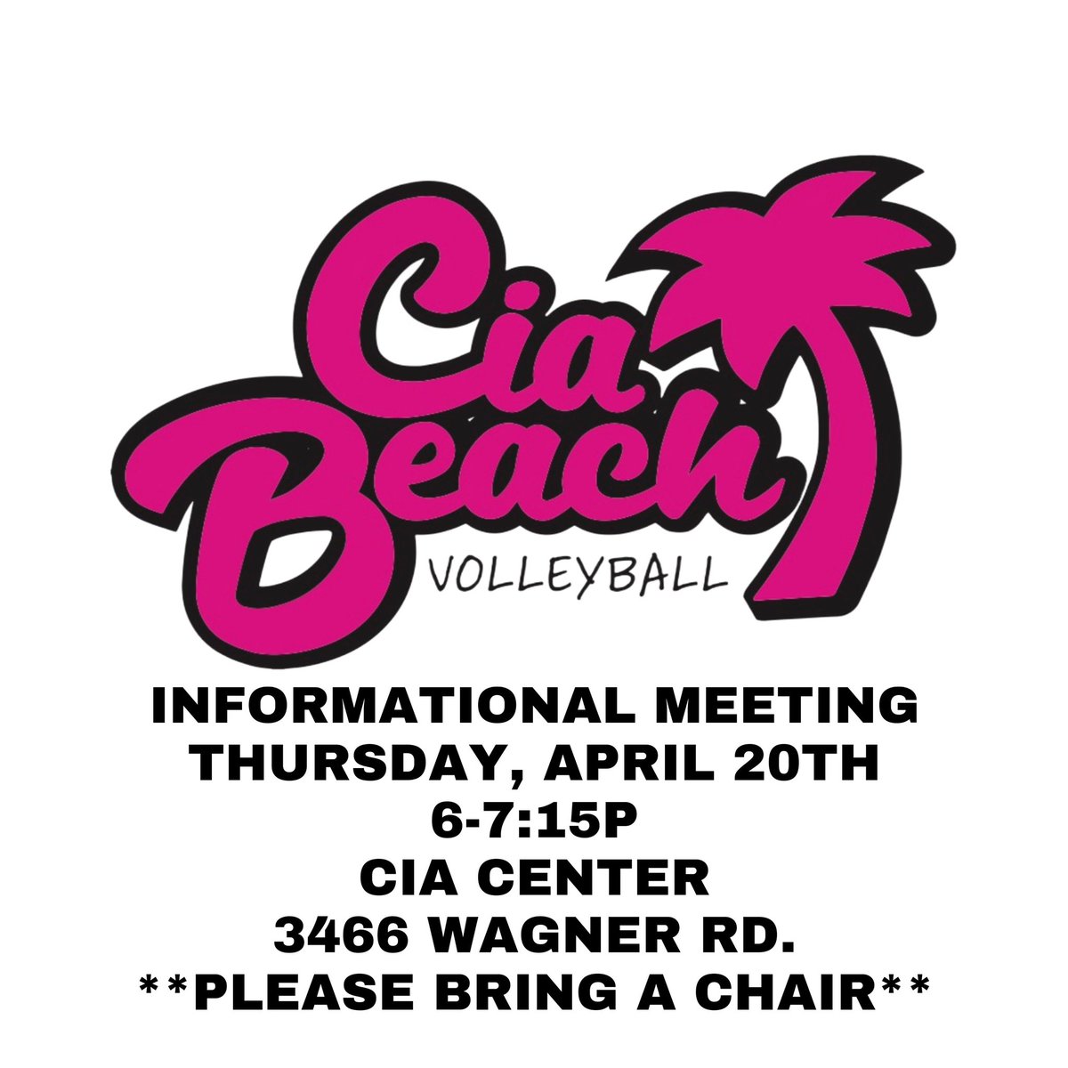 ClubIowa's tweet photo. It’s time!! Do you have an interest in playing beach volleyball this summer? Come listen to why it would benefit you and how it is so much fun at our meeting next week! Please email chrismahi@clubiowajuniors.com with any questions you might have before the meeting. See you there! https://t.co/Nq1Rrwcfn0