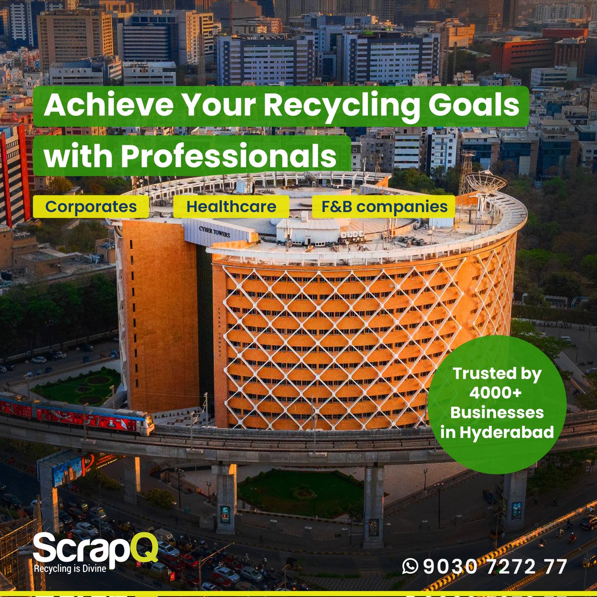 ScrapQ_recycle's tweet photo. Join the growing community of eco-friendly leaders and make a positive impact on your industry today.

Start implementing recycling practices with expert guidance from ScrapQ and take the first step towards a greener future. 

#Recycling #ScrapQ #WasteManagementIndia https://t.co/M2XmofaQoo