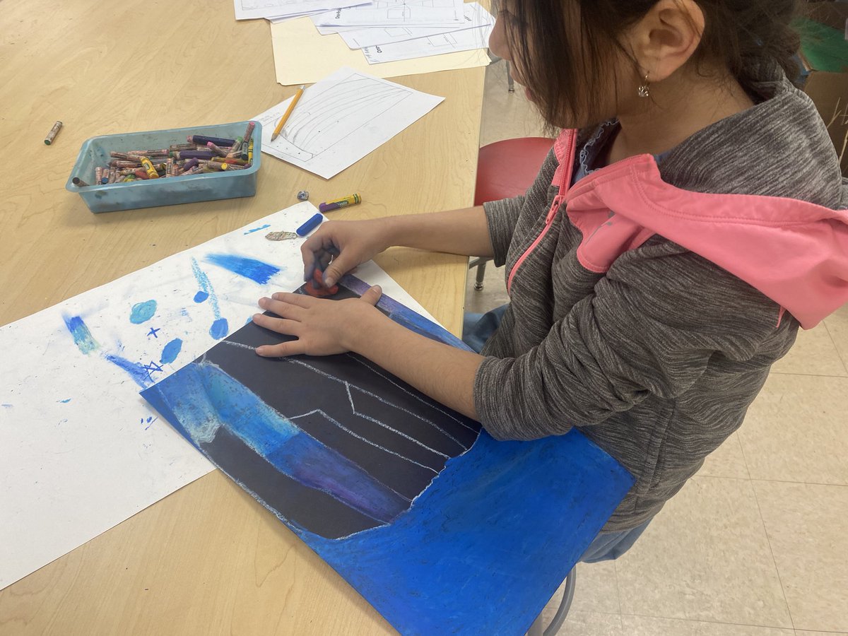 CisknightsA's tweet photo. Creating abstract art using a butterfly wing, 5th grade art https://t.co/JHuyOpUYY4